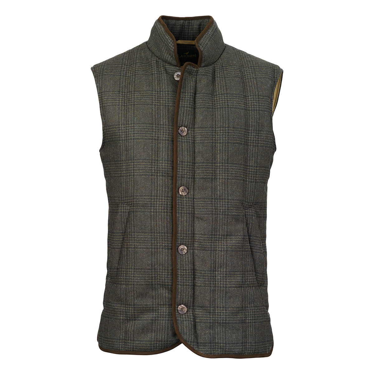 Willow Vertical Quilted Tweed Vest