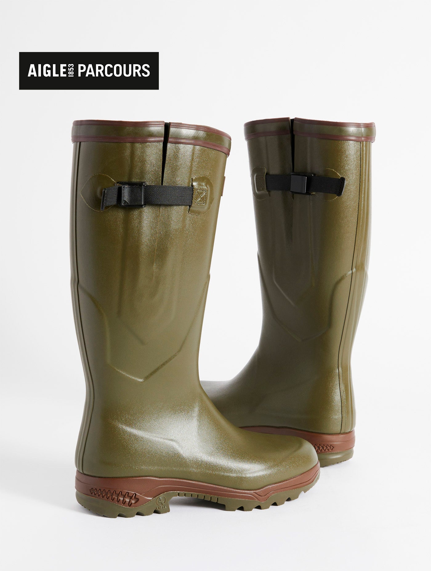 Aigle Parcours 2 ISO Rubber Boots - Khaki