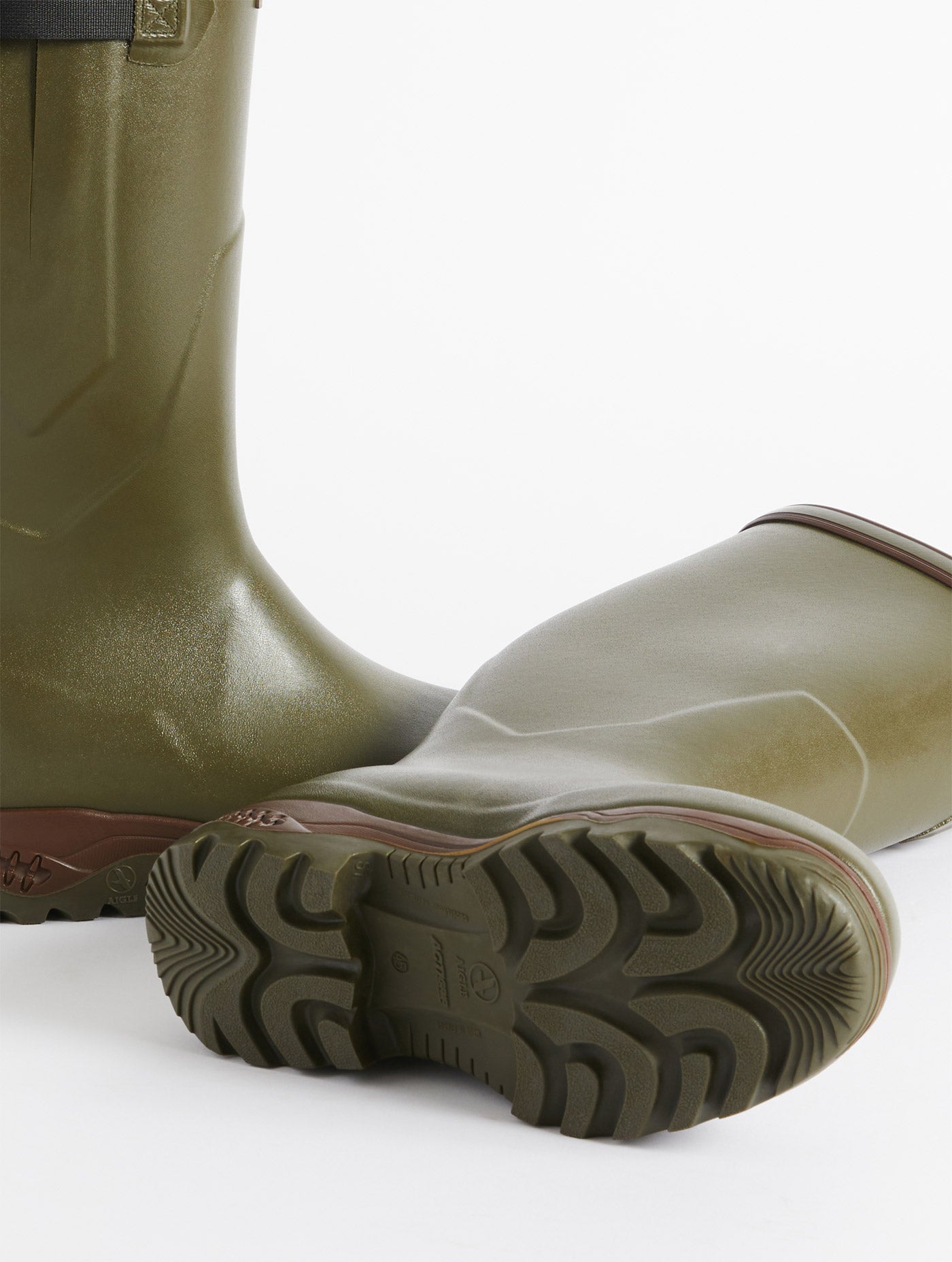 Aigle Parcours 2 ISO Rubber Boots - Khaki