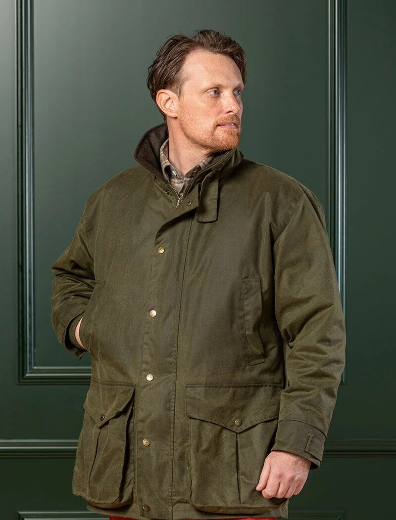 Enoch Oilskin Jacket - Forest