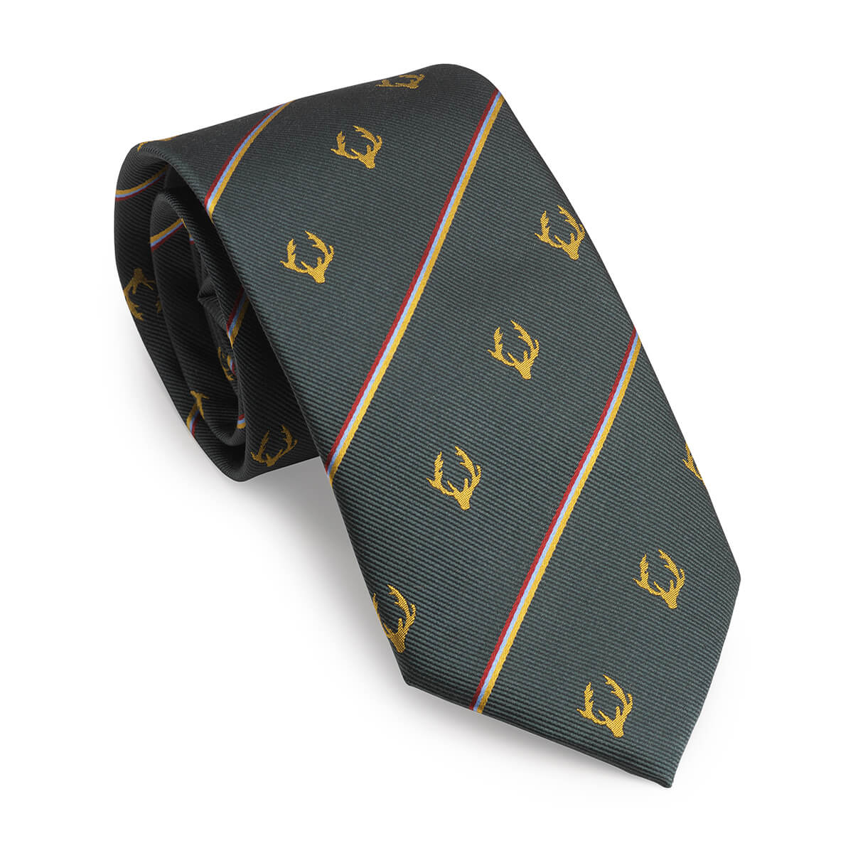 Regiment Striped Tie - Deer