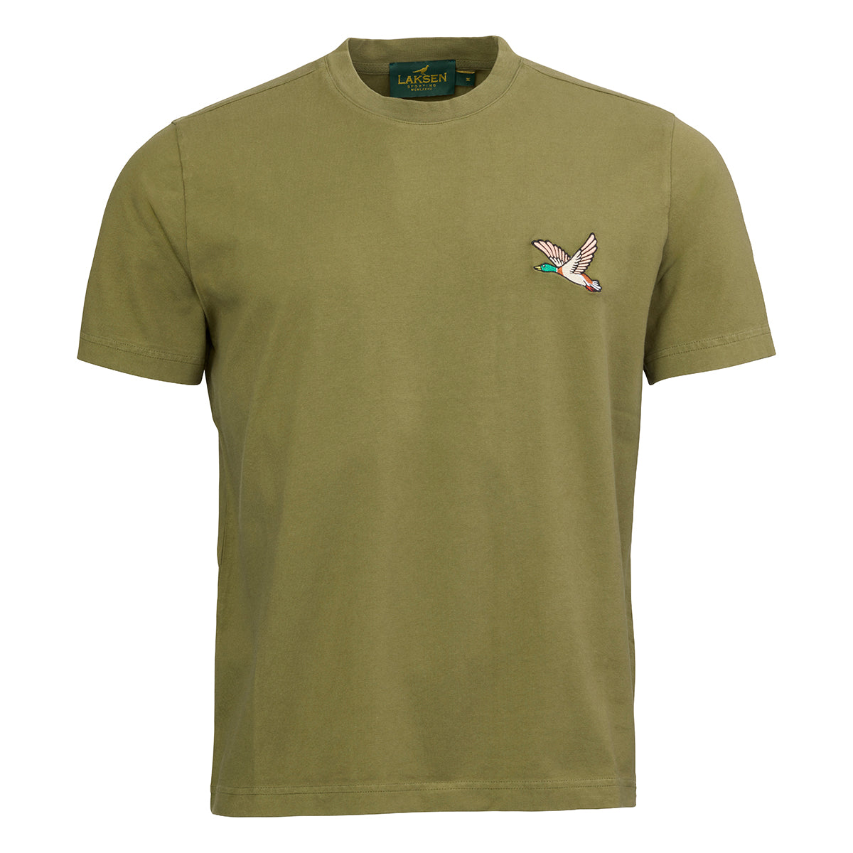 Duck Cotton T-Shirt – Olive