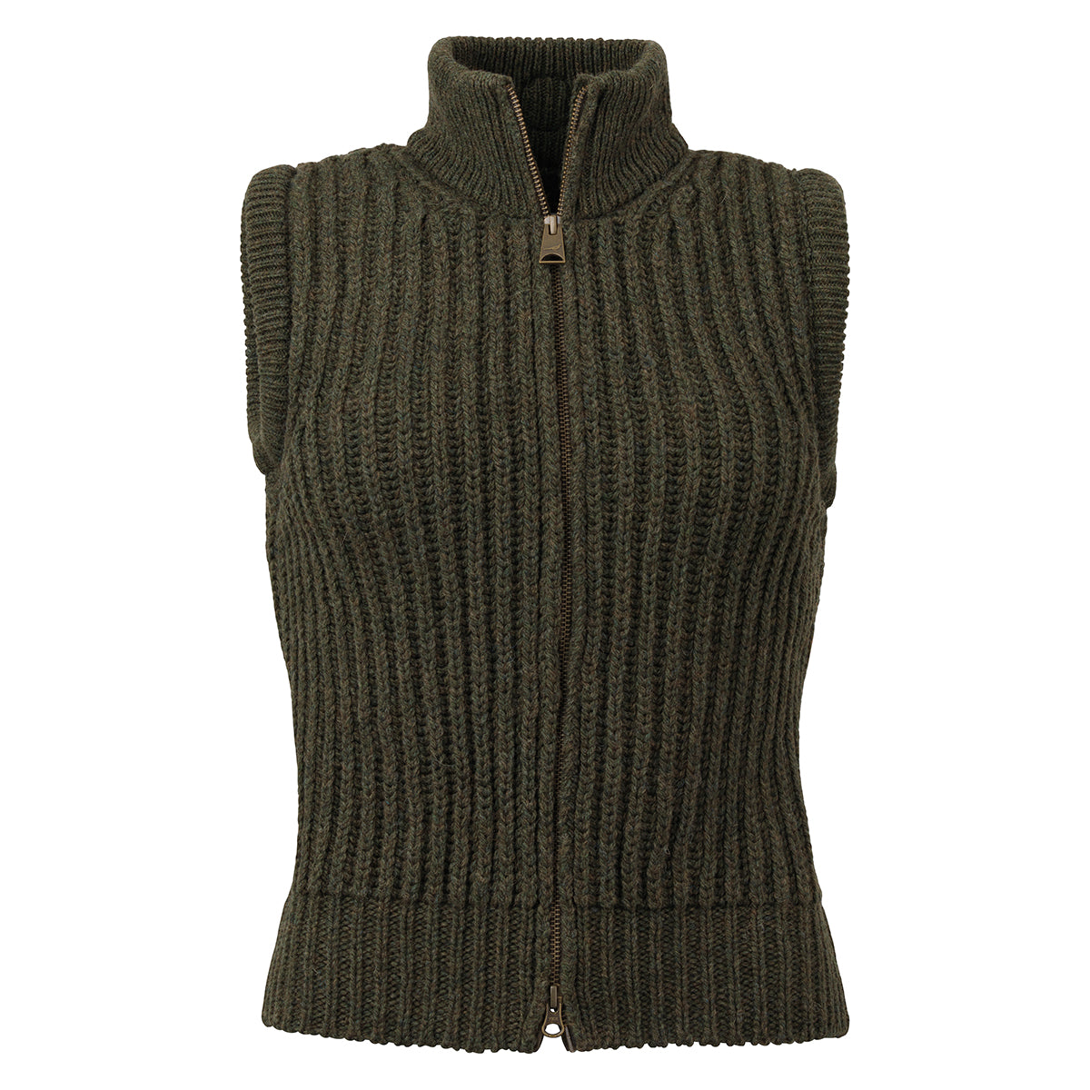 Elgin Knit Vest - Olive