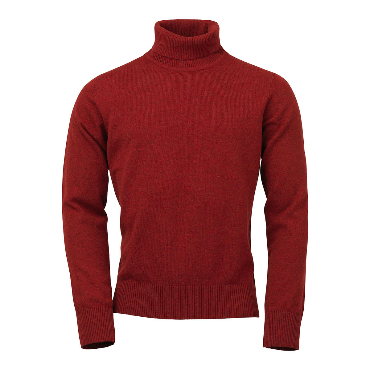 Trool Lambswool Rollneck - Old Red