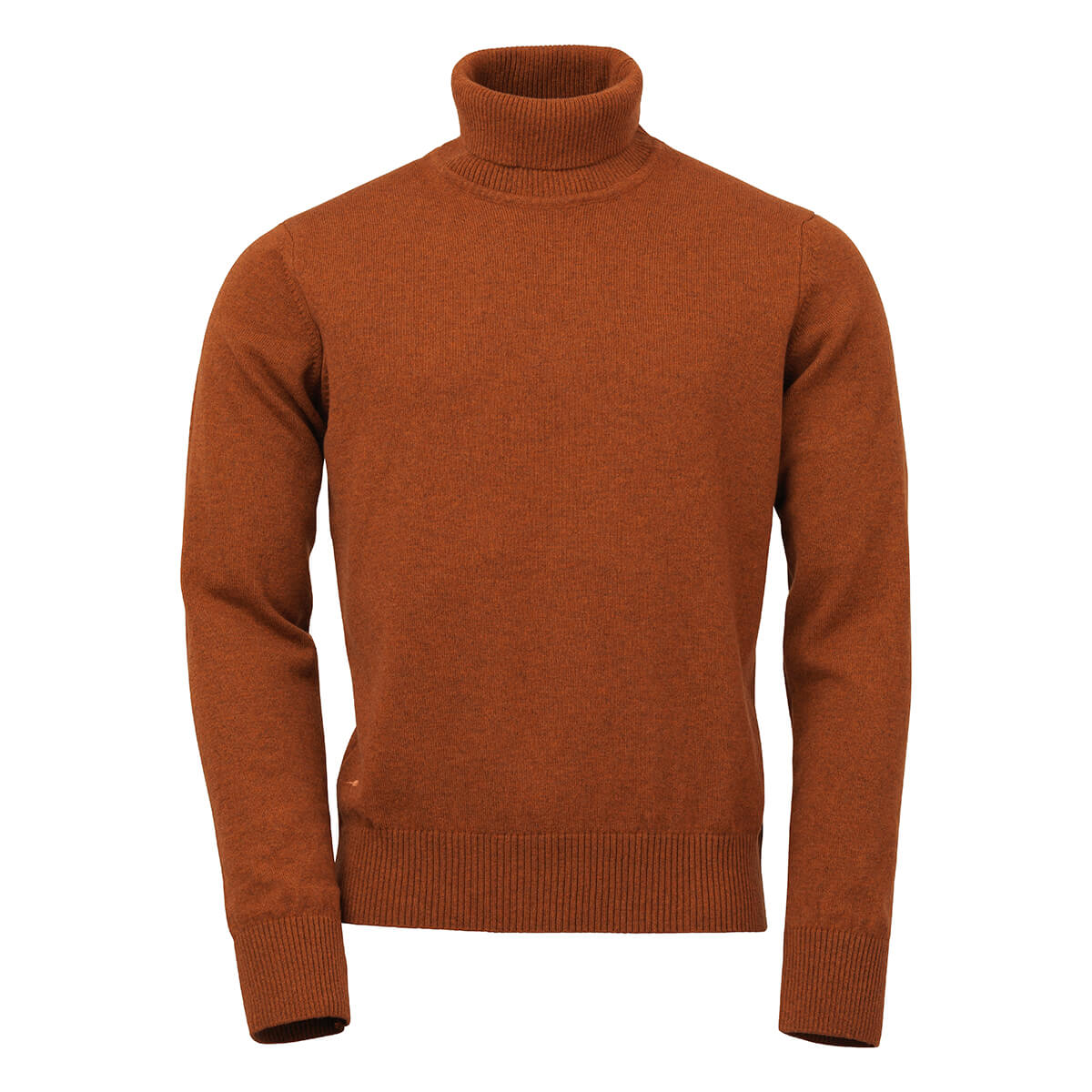 Trool Lambswool Turtleneck - Burnt Orange