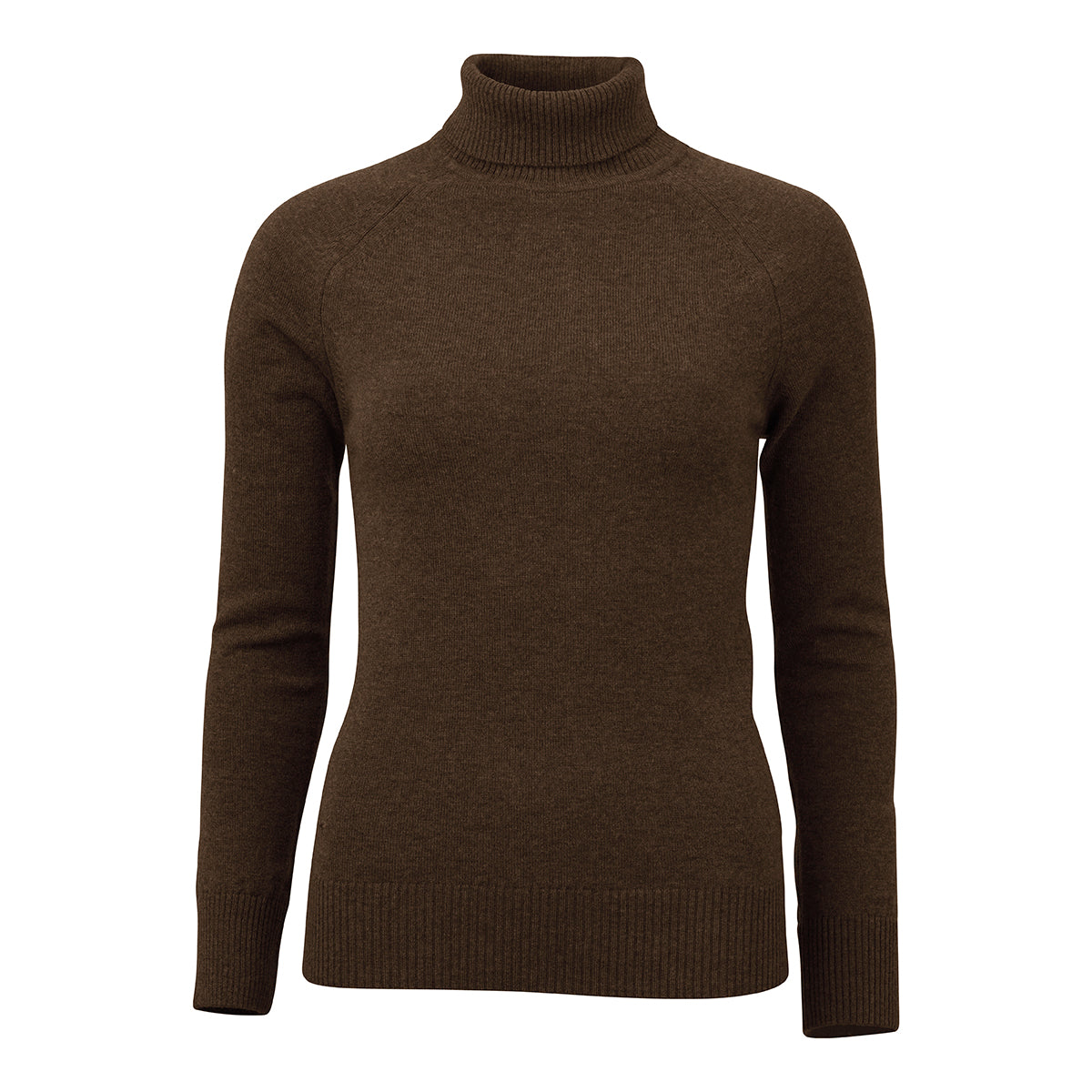 Kit Lambswool Rollneck - Brownie