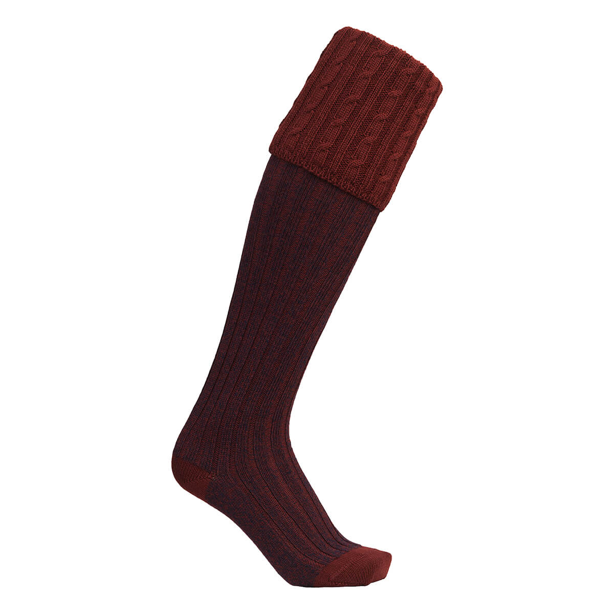 Westwood Mix Hunting Socks – Burgundy