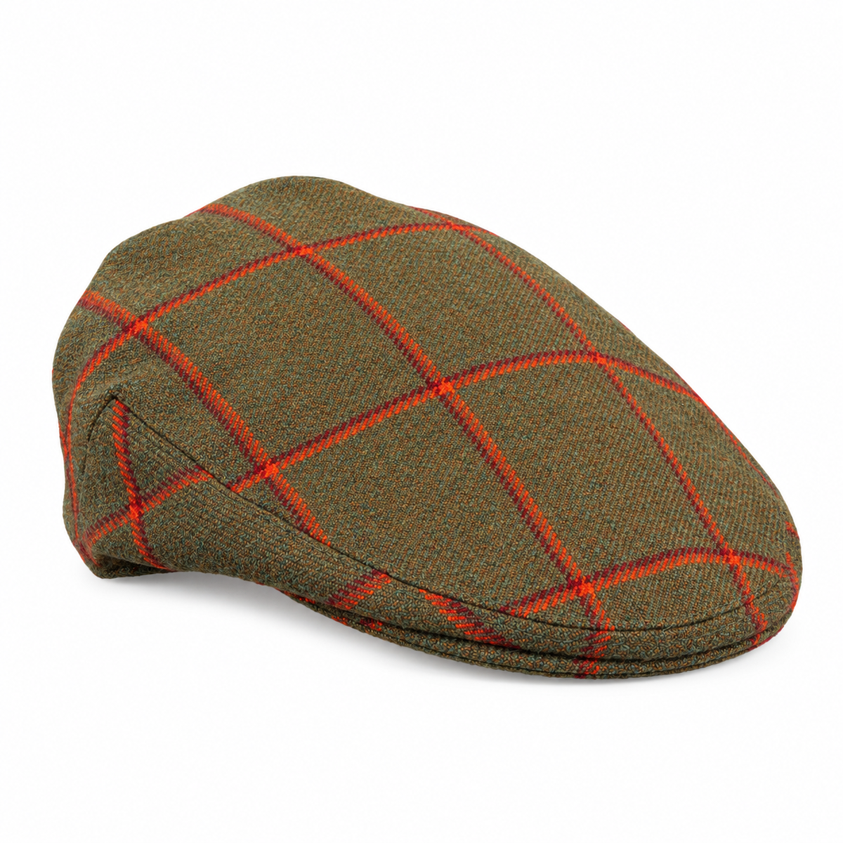 Hivis Tweed Ghillies Flatcap