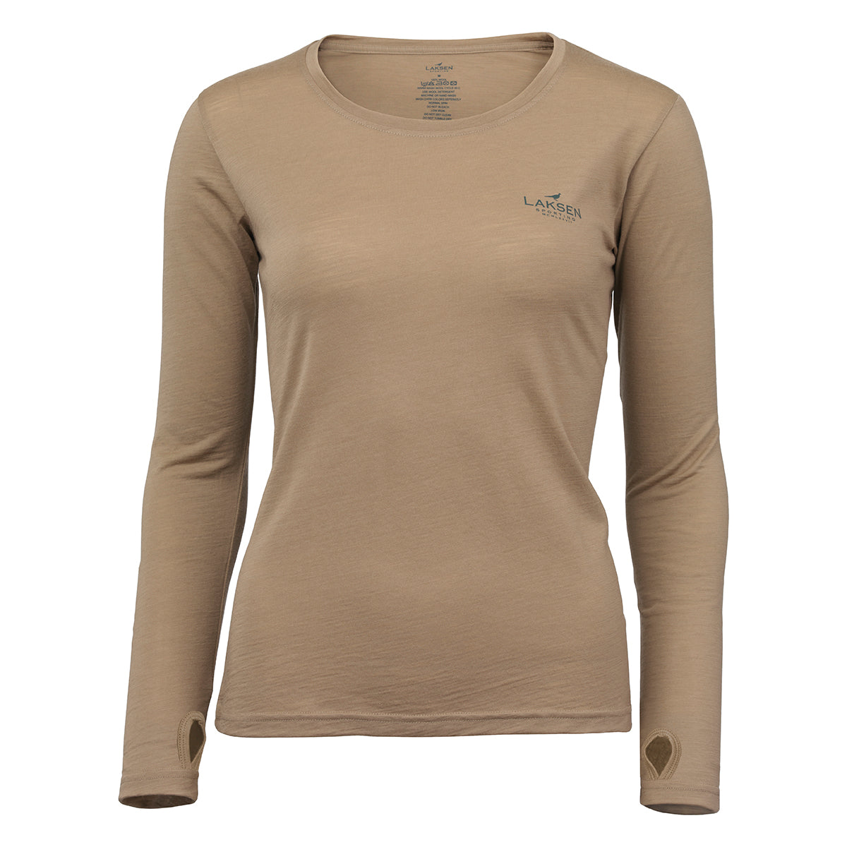 Shiell Ladies Long Sleeve Tee - Sand