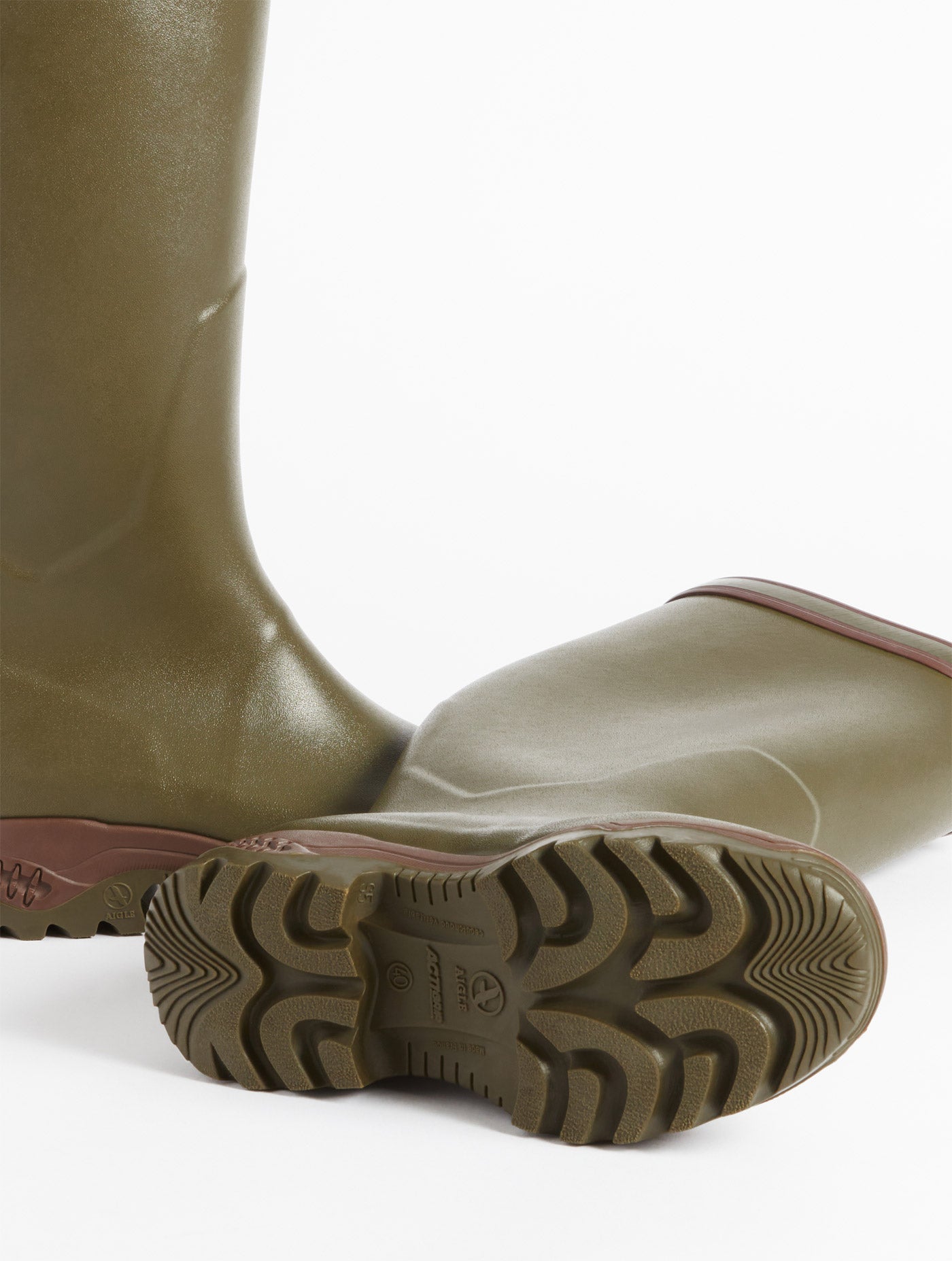 Aigle Parcours 2 Rubber Boots – Khaki