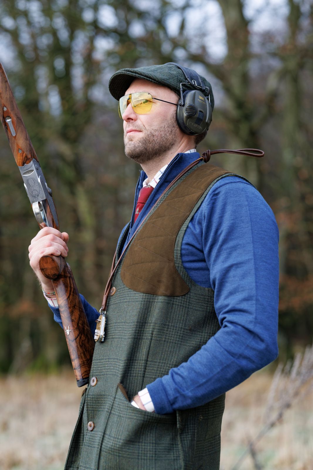 Willow Leith Tweed Shooting Vest