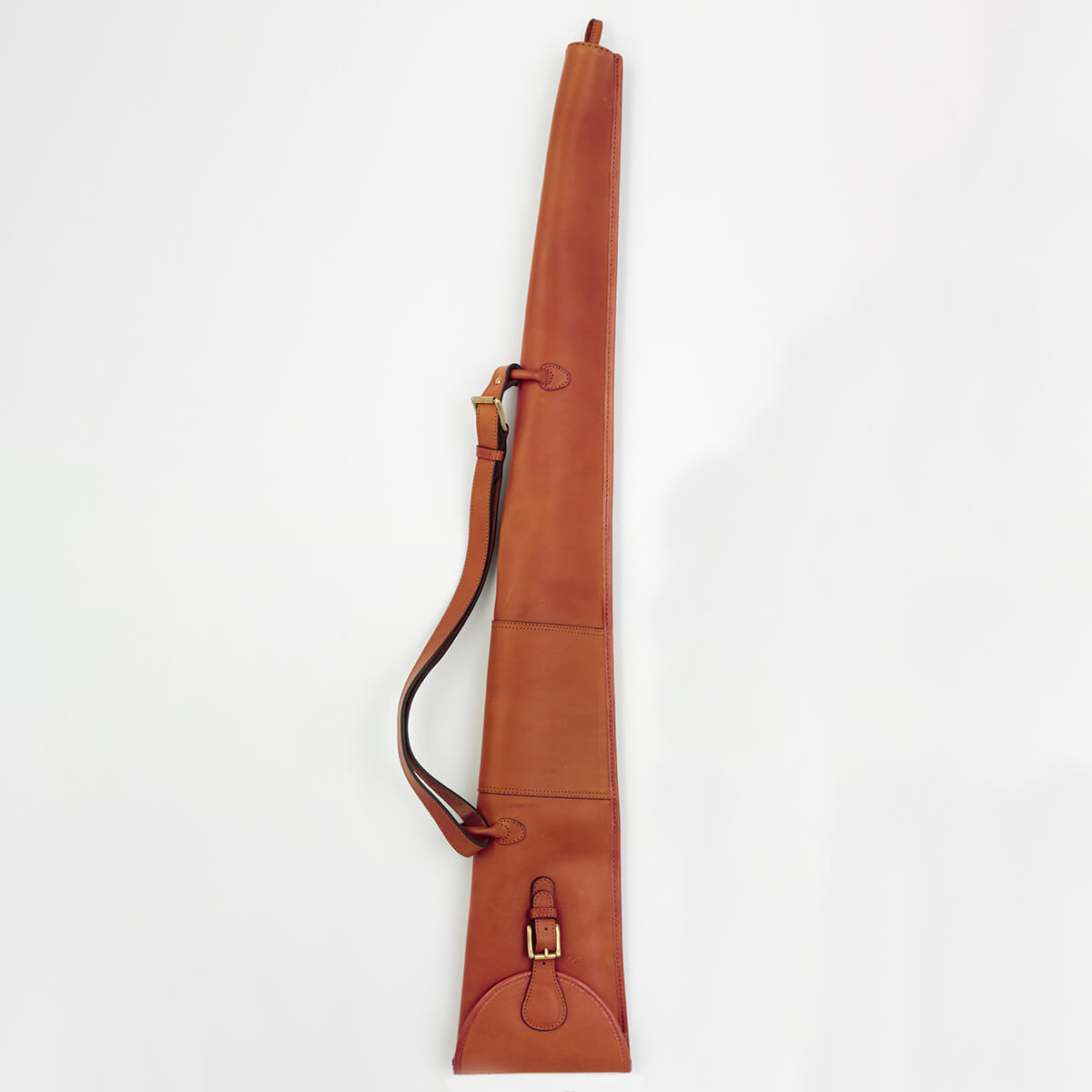 Shotgun Leather Foderal - Natural Mahogany