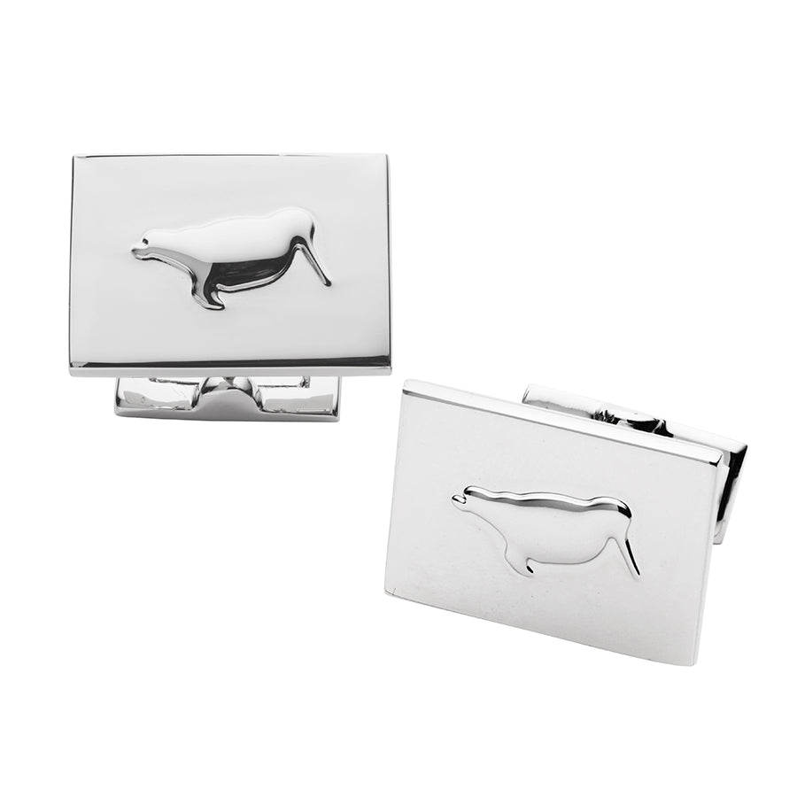 Woodcock Cufflinks - Silver