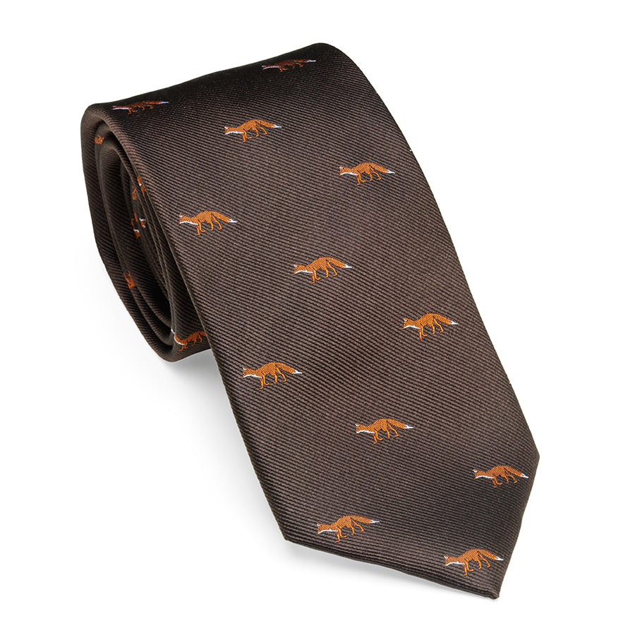 Fox Tie - Chocolate