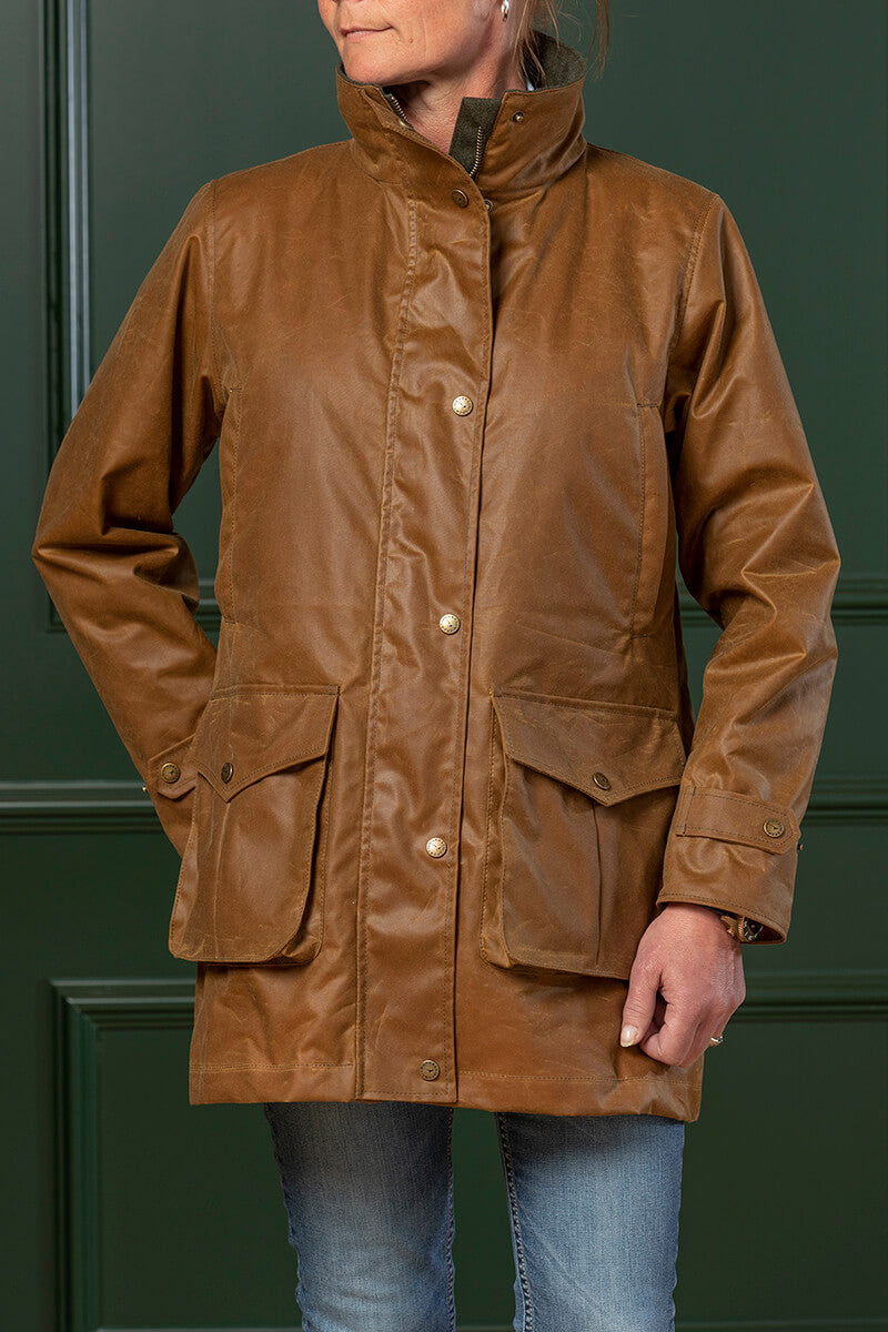 Ashley Oilskin Jacket - Stone