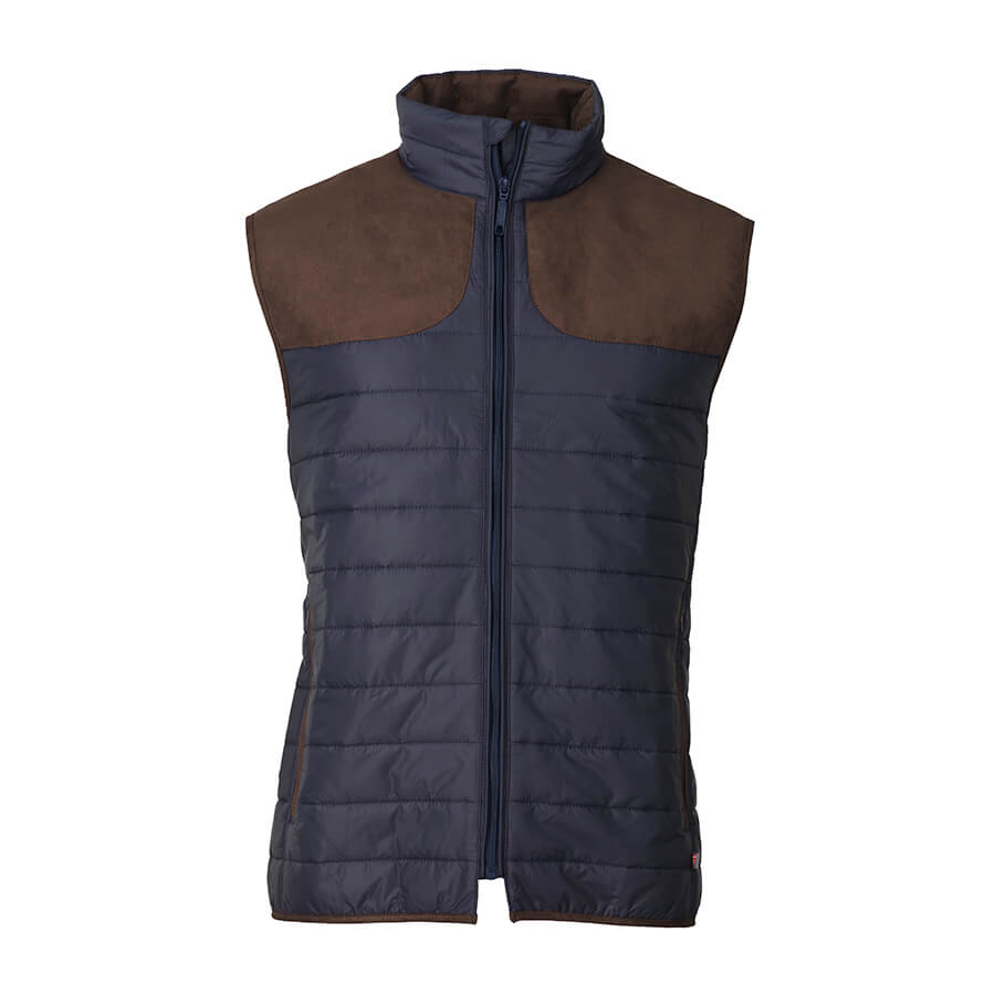 Boulton Quilted Vest – Navy