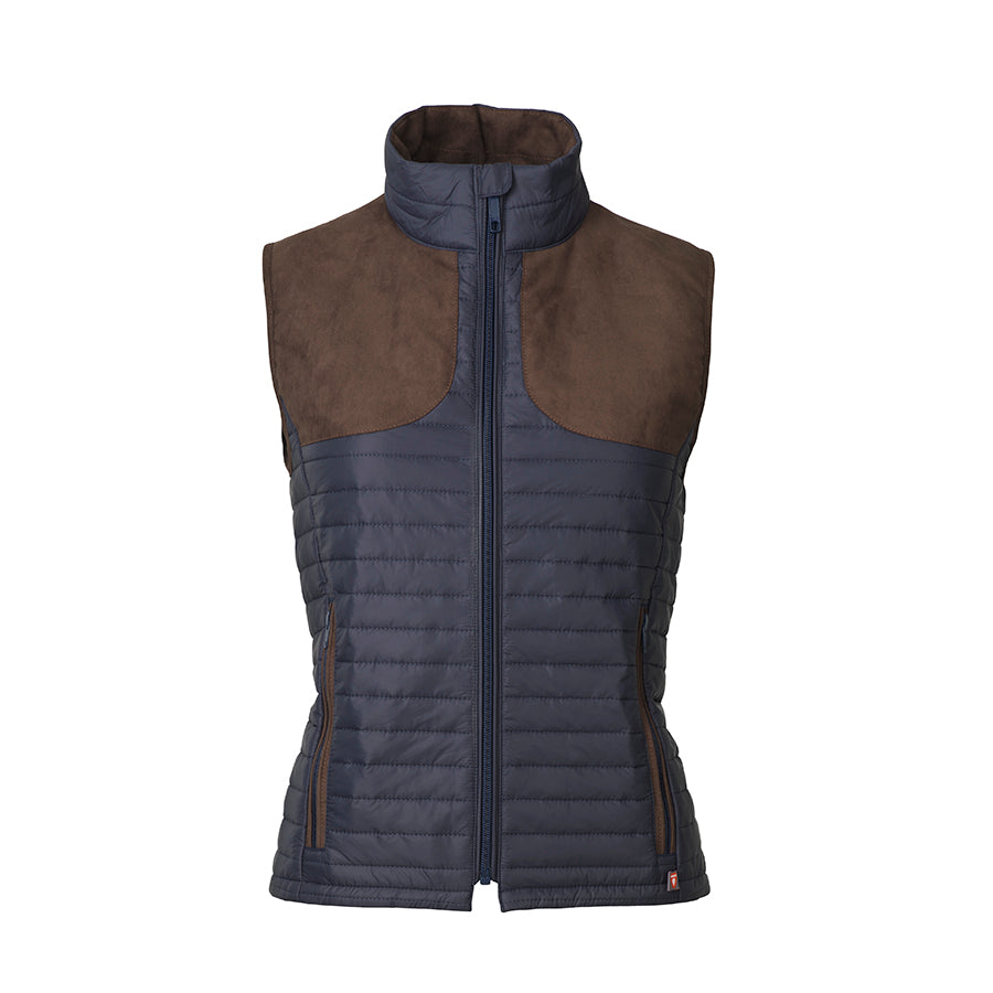 Bristol Quilted Ladies Vest - Navy