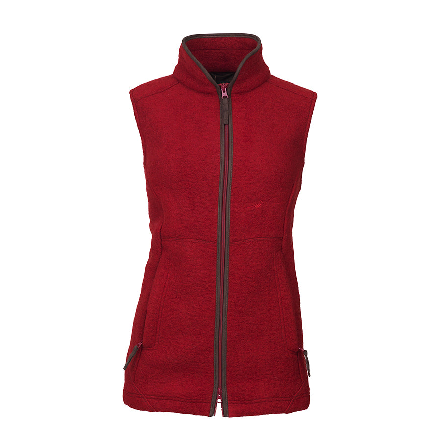 Pentland Fleece Vest - Wine