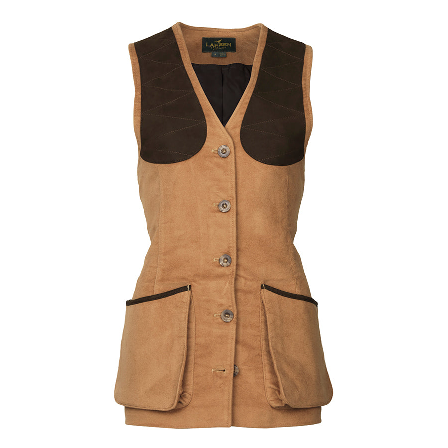 Belgravia Beauly Ladies Shooting Vest – Camel