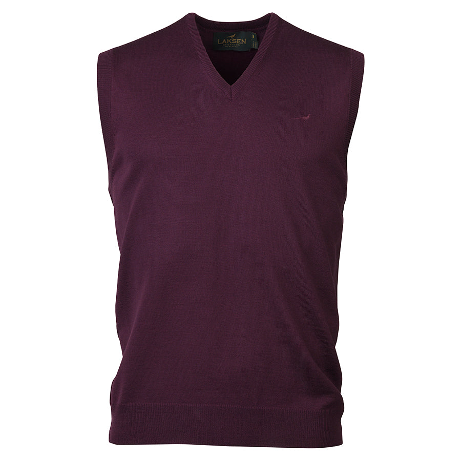 York Merino Vest - Purple