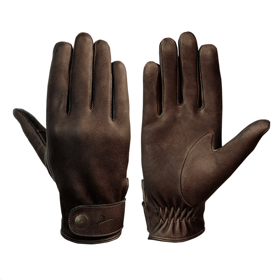 London Leather Gloves - Brown